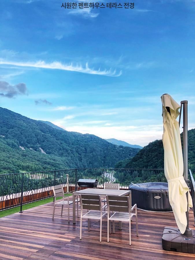 Pine Forest Jeongseon Alpine Resort Eksteriør bilde